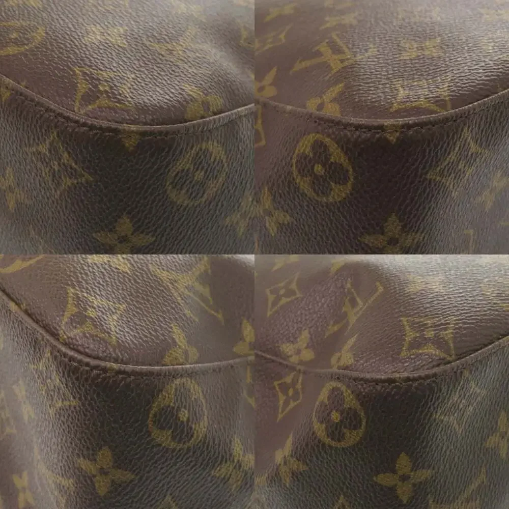 LOUIS VUITTON Brown Monogram Looping GM Shoulder Bag